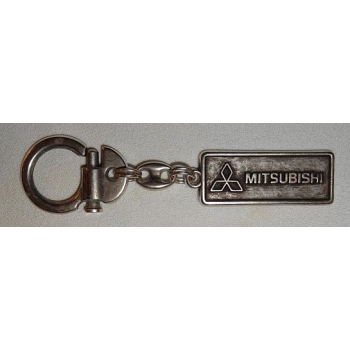 MITSUBISHI brelok stare srebro metalowy zawieszka (id: 418)